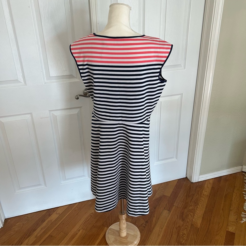 Draper James Striped Ponte A Line Dress in Women’s Size XL NWOT - Picture 5 of 9